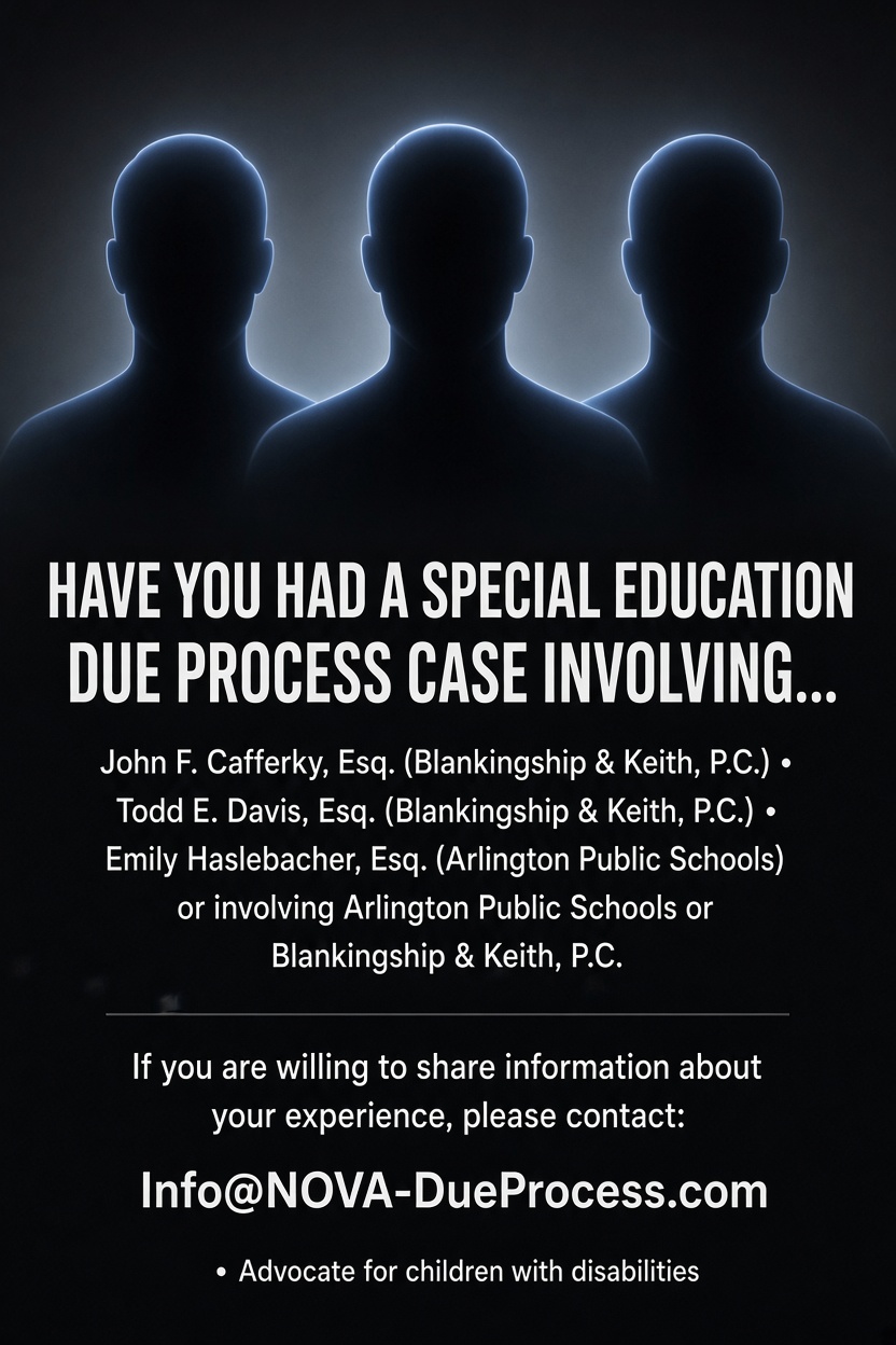 NOVA Due Process information notice